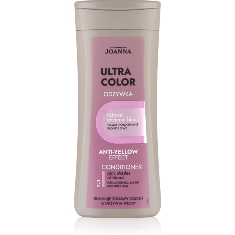 Joanna Ultra Color toning conditioner shade Pink 200 ml