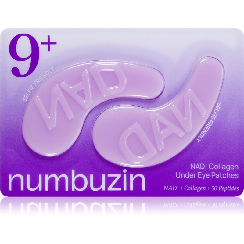 Numbuzin No. 9 NAD+ Collagen Under Eye Patches hydrogel pads for wrinkles and dark circles 5 pc