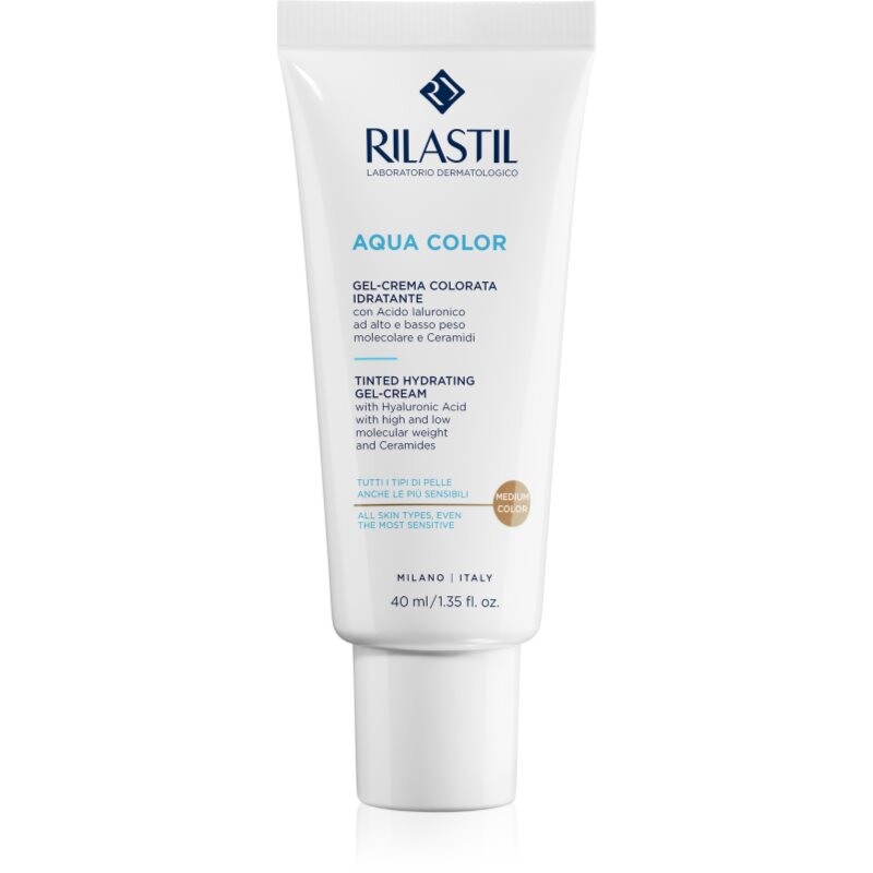 Rilastil Aqua Color tinted gel-cream with moisturising effect shade Medium 40 ml