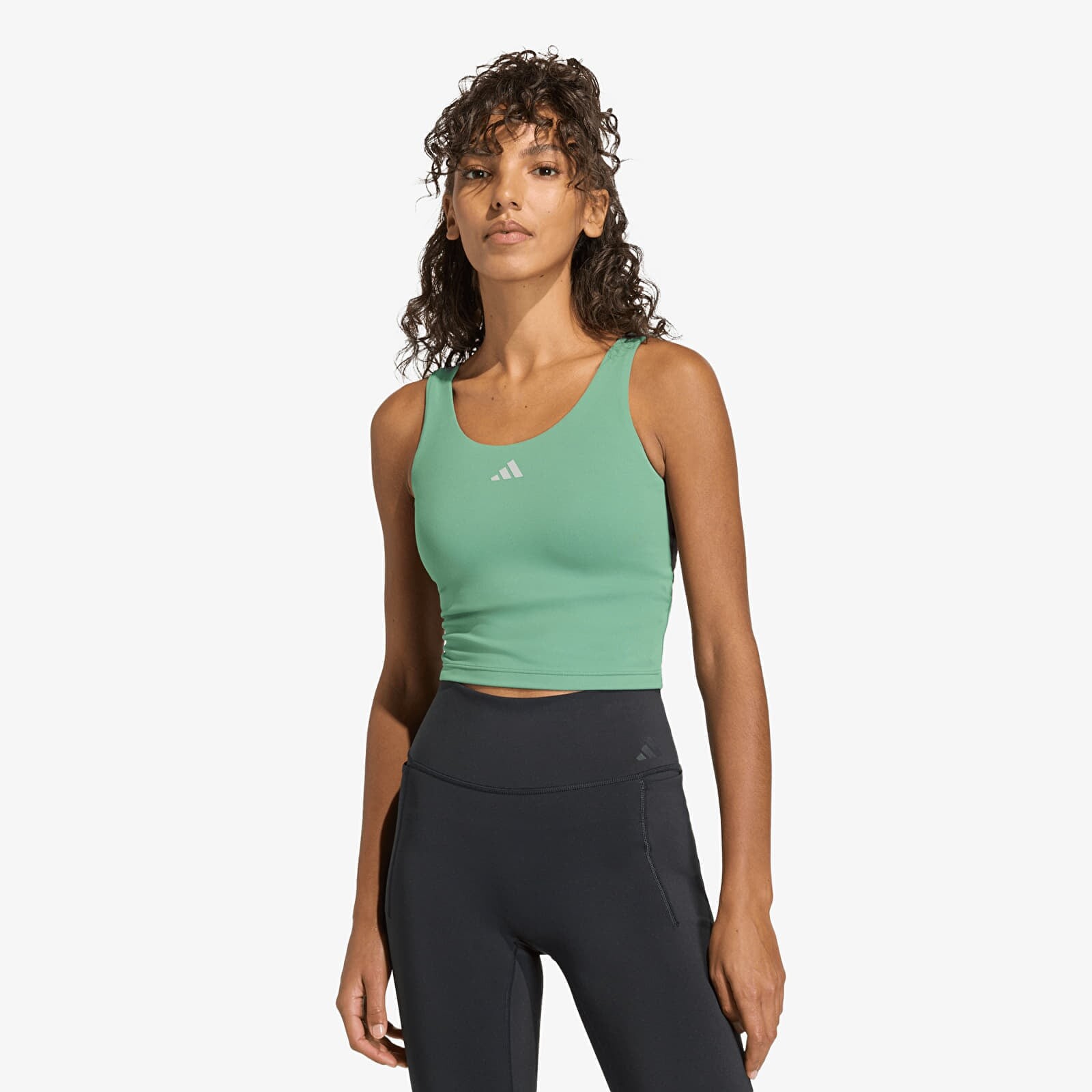Top adidas W 3Ss Tank Green S