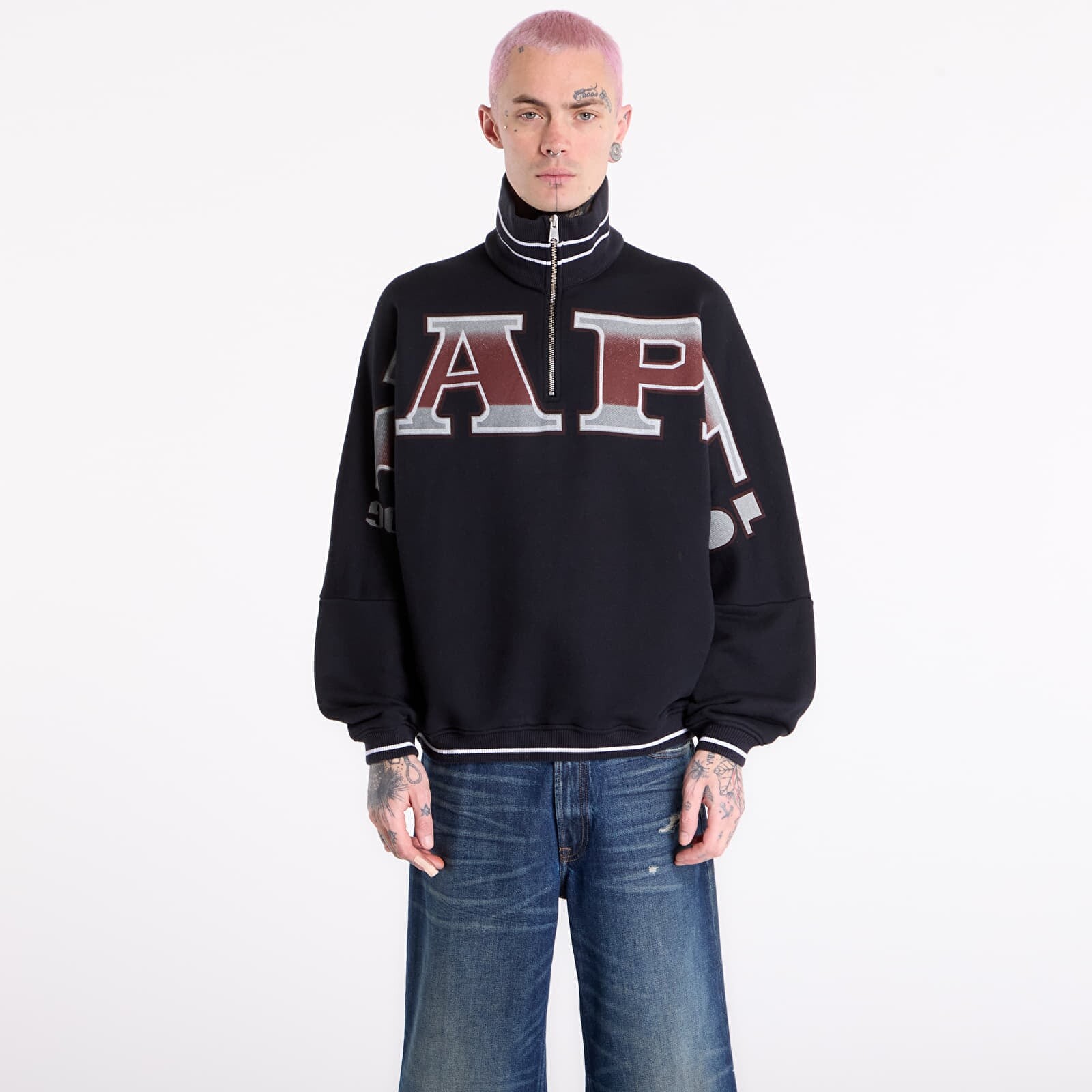 Sweatshirt Napapijri x PDF French Terry Sweatshirt Black S