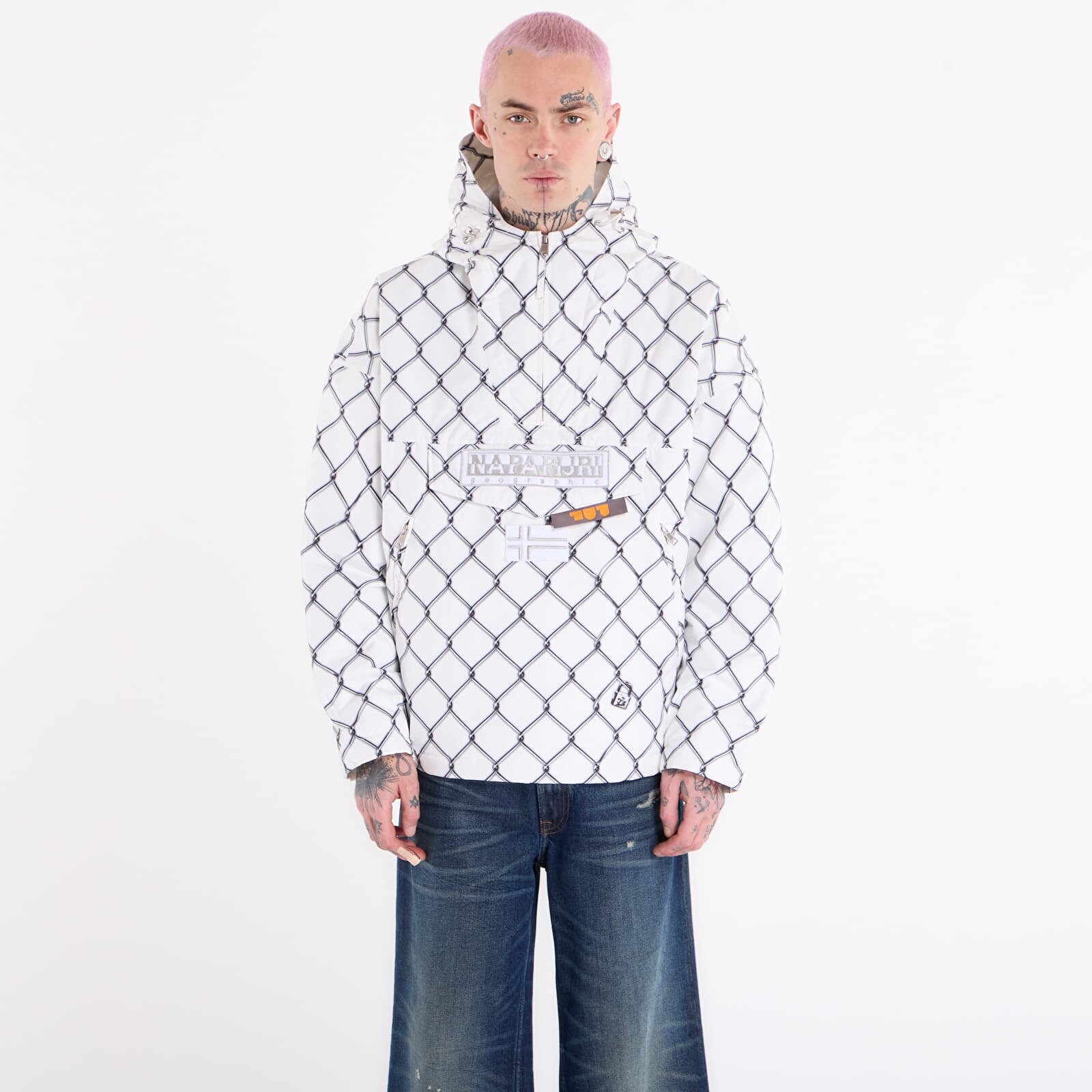 Jacket Napapijri x PDF Anorak Jacket Rainforest Next White S