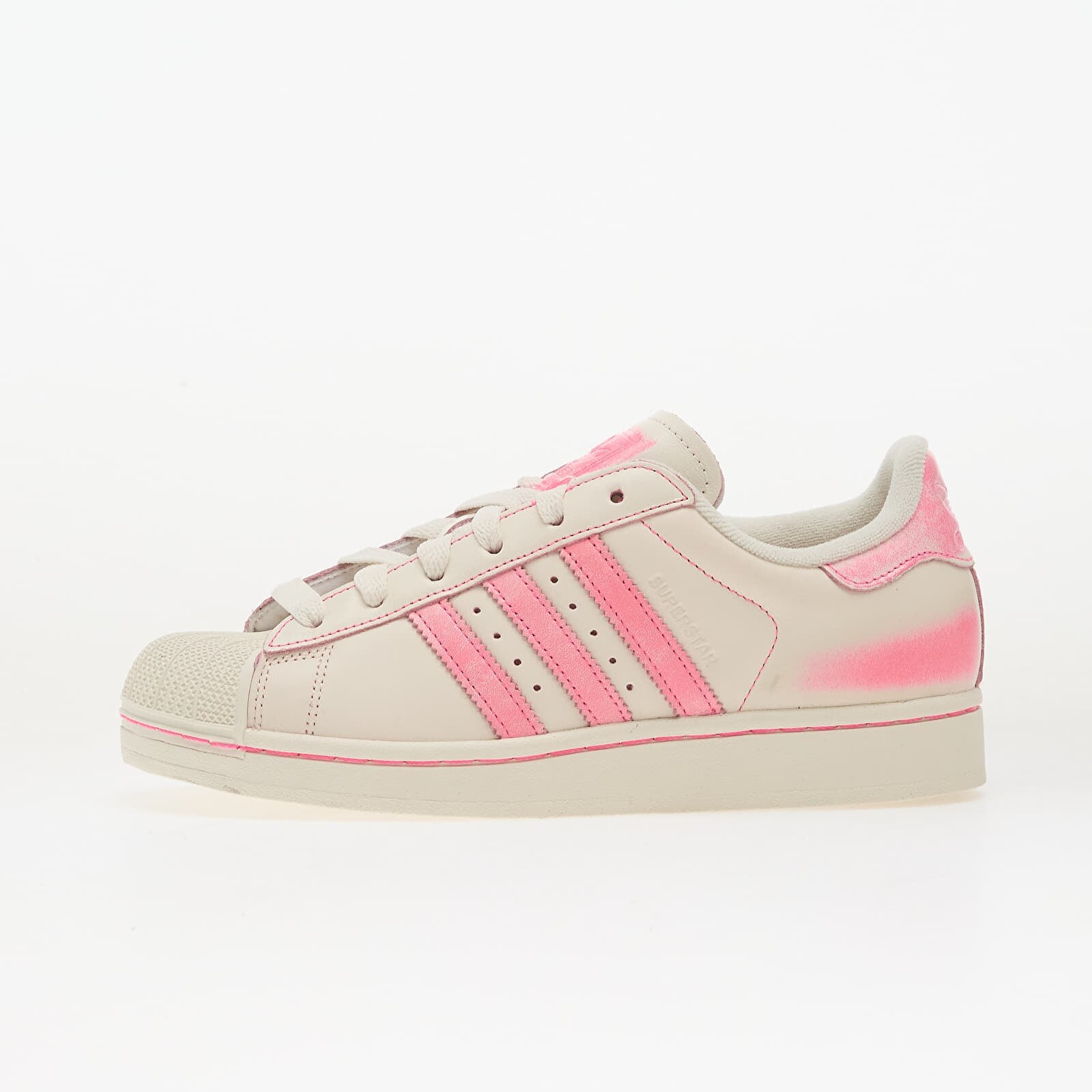 Sneakers adidas Superstar II W Off White/ Off White/ Lucid Pink UK 6.5