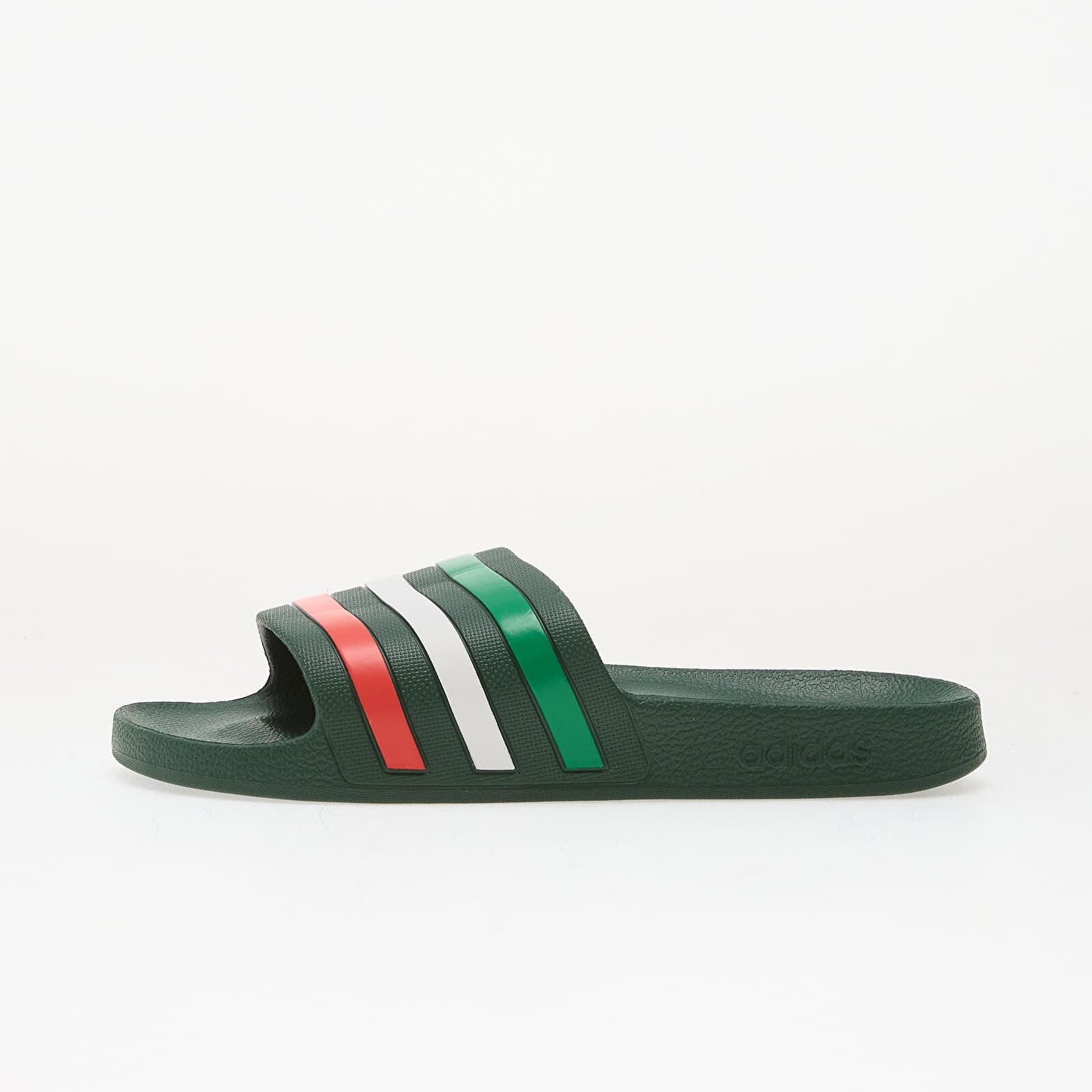 Sneakers adidas Adilette Aqua Slides Team Dark Green/ Ftwr White/ Bright Red UK 9