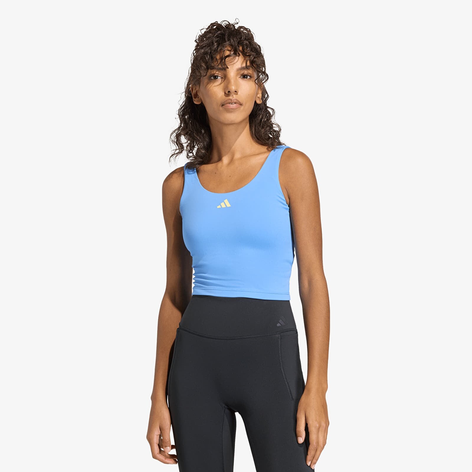 Top adidas W 3Ss Tank Blue Fushion M
