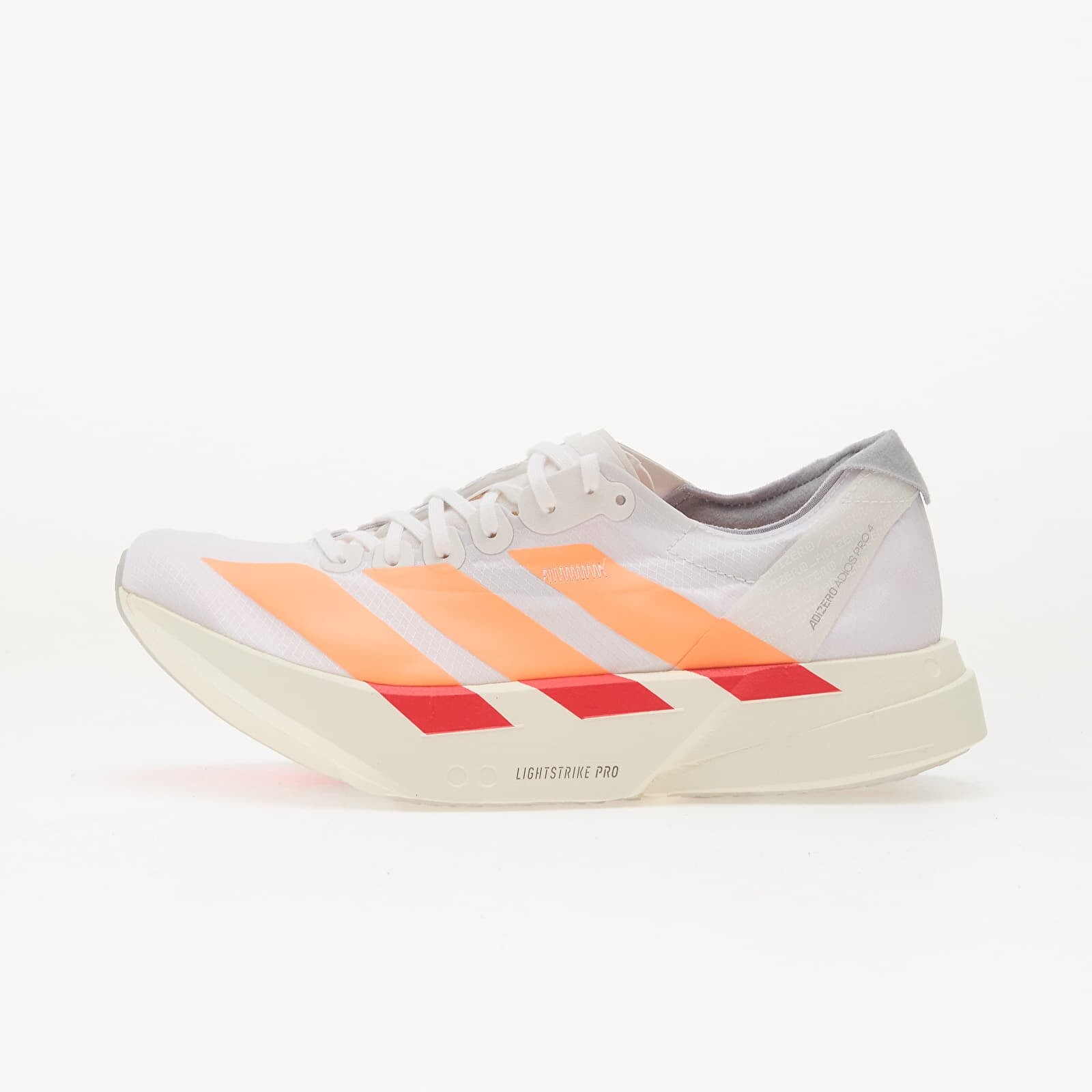 Sneakers adidas Adizero Adios Pro 4 Ftwr White/ Beam Orange/ Lucid Red UK 7