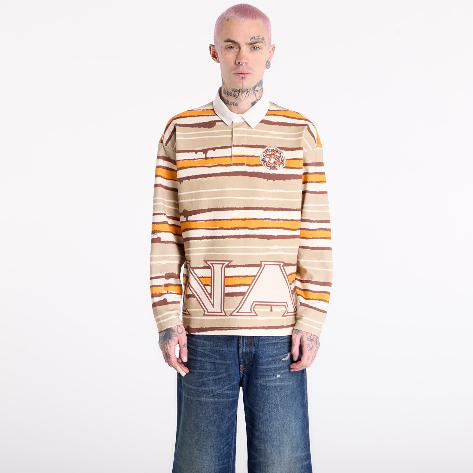 T-shirt Napapijri x PDF Long-Sleeved Polo Shirt Multicolour SNO XL