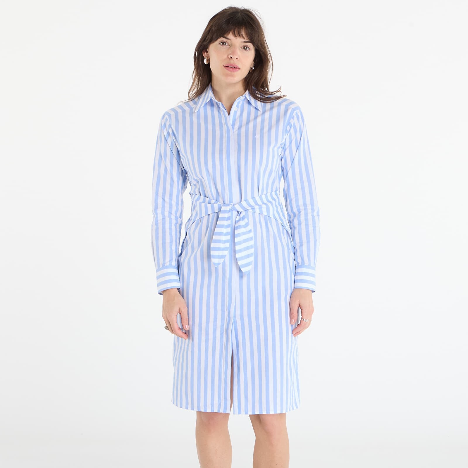 Calvin Klein Jeans Yarndye Cotton Poplin Shirtdress ? L