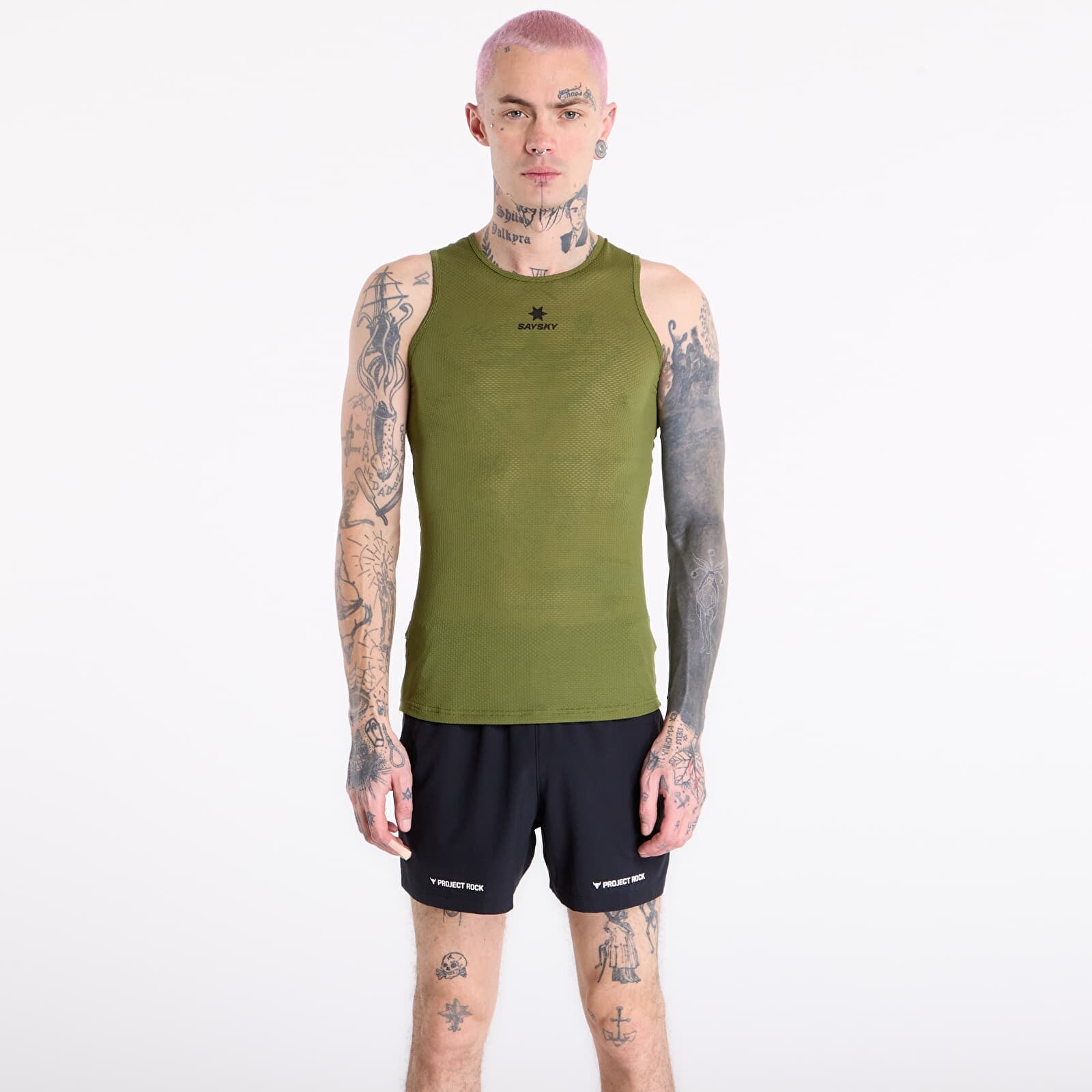 Tank top SAYSKY Mesh Base Layer Singlet Green M