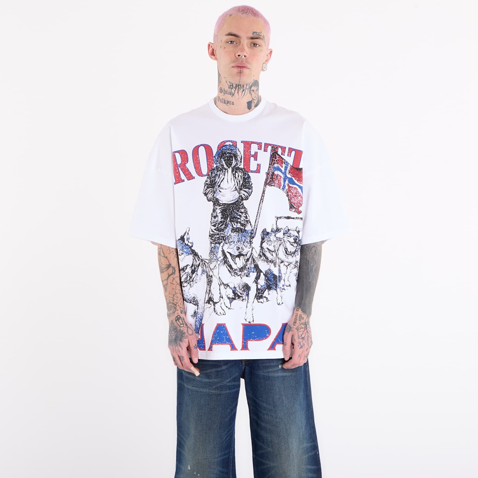 T-shirt Napapijri x PDF Short-Sleeved T-Shirt White L