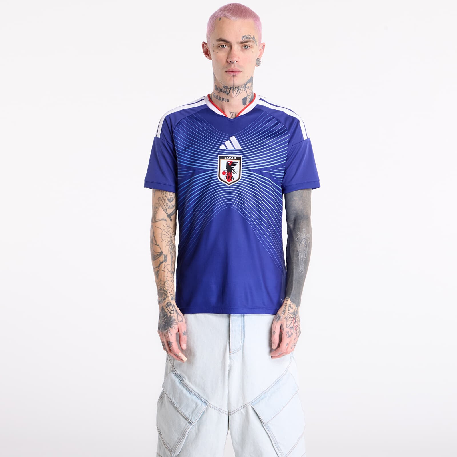 adidas Jfa H Jersey Japblu/ Ash Blue M