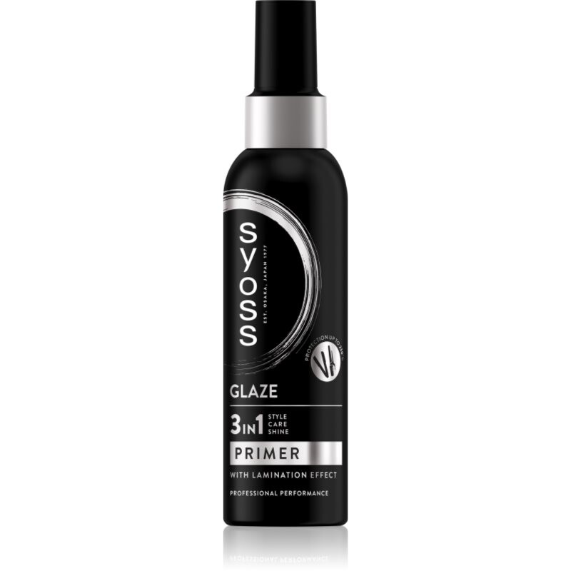Syoss Intense Glaze Primer styling protective hair spray for shine 150 ml