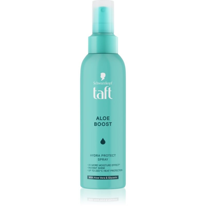 Schwarzkopf Taft Aloe Boost moisturising hair mist for heat hairstyling 150 ml