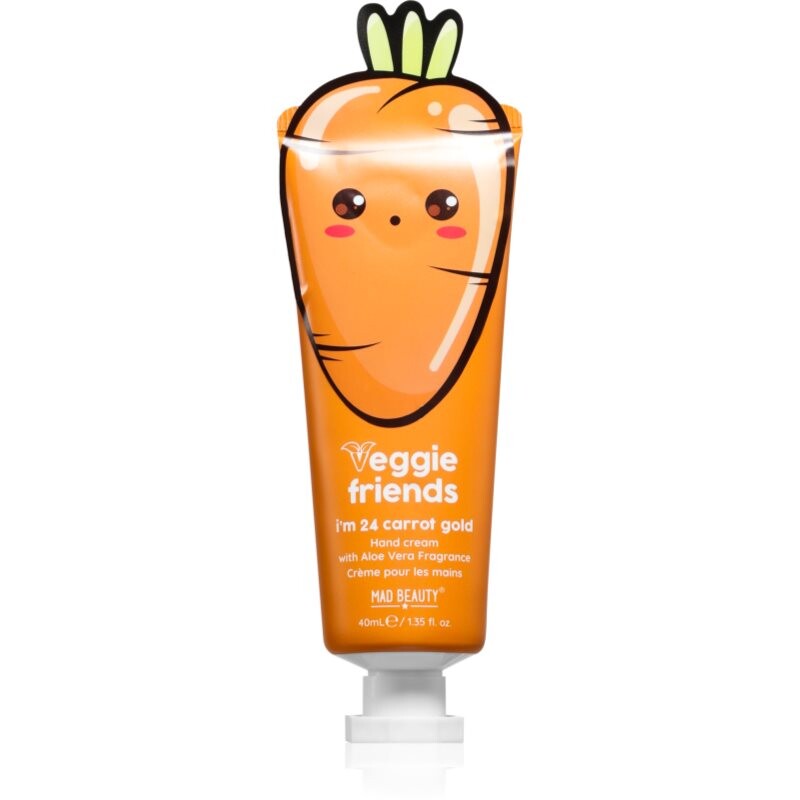 Mad Beauty Veggie Friends Carrot moisturising hand cream 40 ml