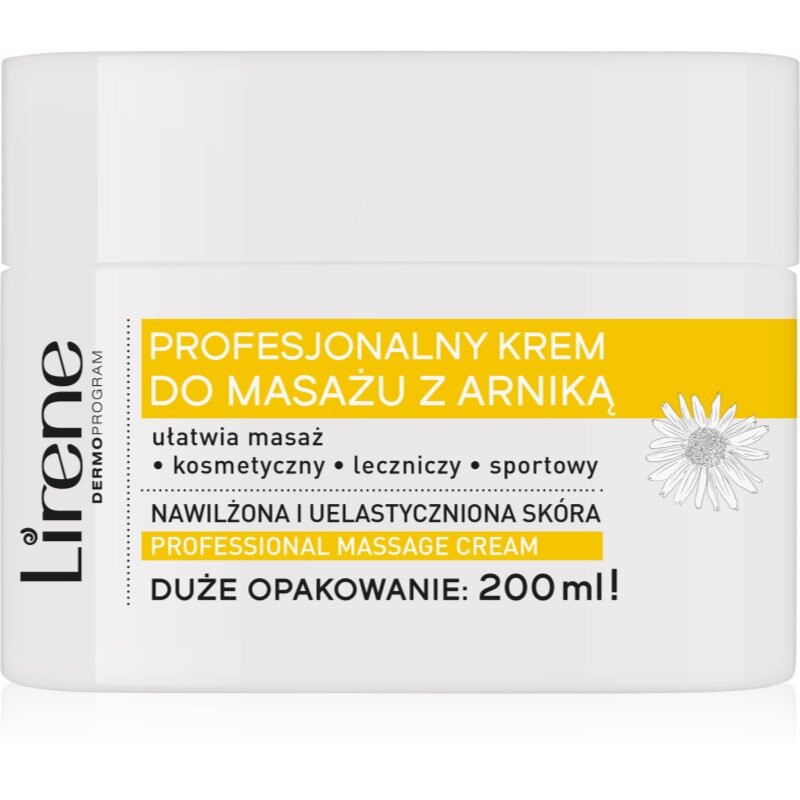Lirene Massage Cream Arnica massage cream with moisturising effect 200 ml