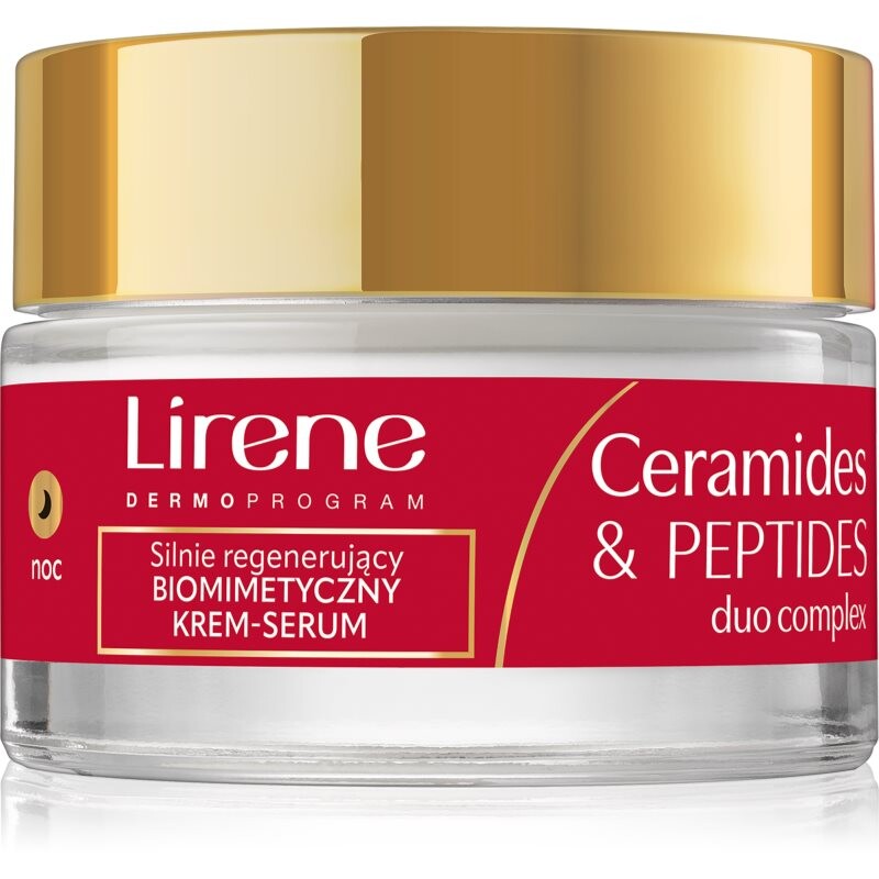 Lirene Ceramides & Peptides Duo Complex renewing night cream with regenerating effect 50 ml
