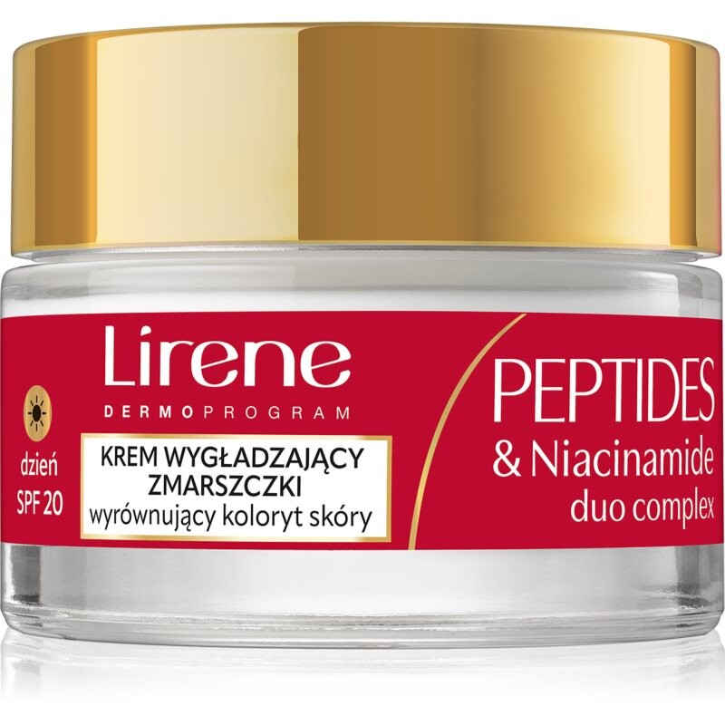 Lirene Peptides & Niacinamide Duo Complex firming anti-wrinkle day cream for mature skin SPF 20 50 ml