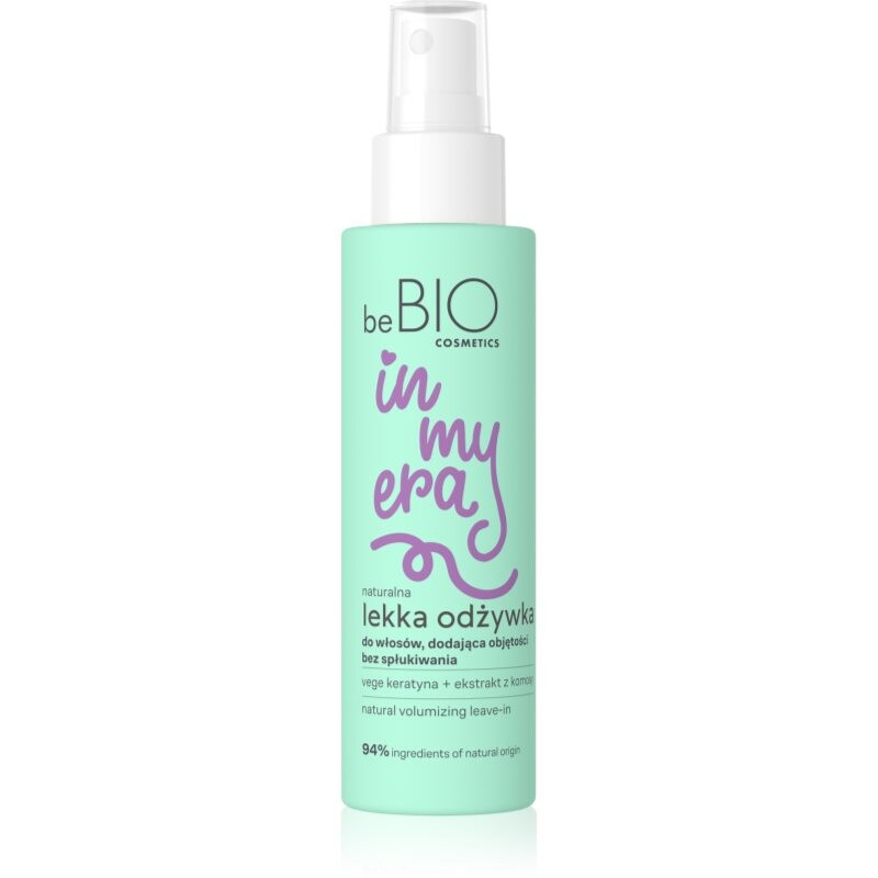 beBIO In My Era Natural Lightweight Volumizing leave-in spray conditioner for hair volume 100 ml