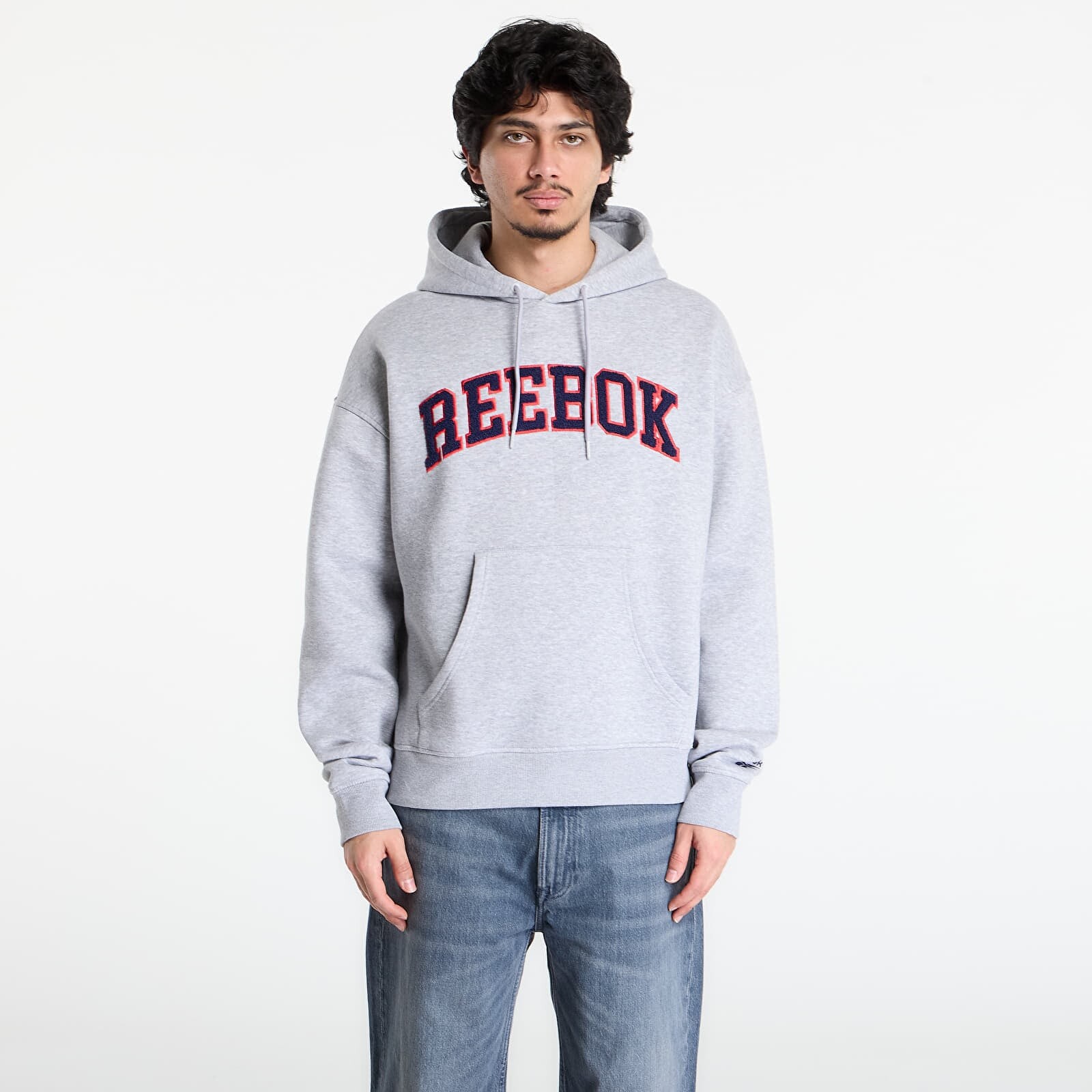 Sweatshirt Reebok Freshman Hoodie Athletic Grey Marl XL