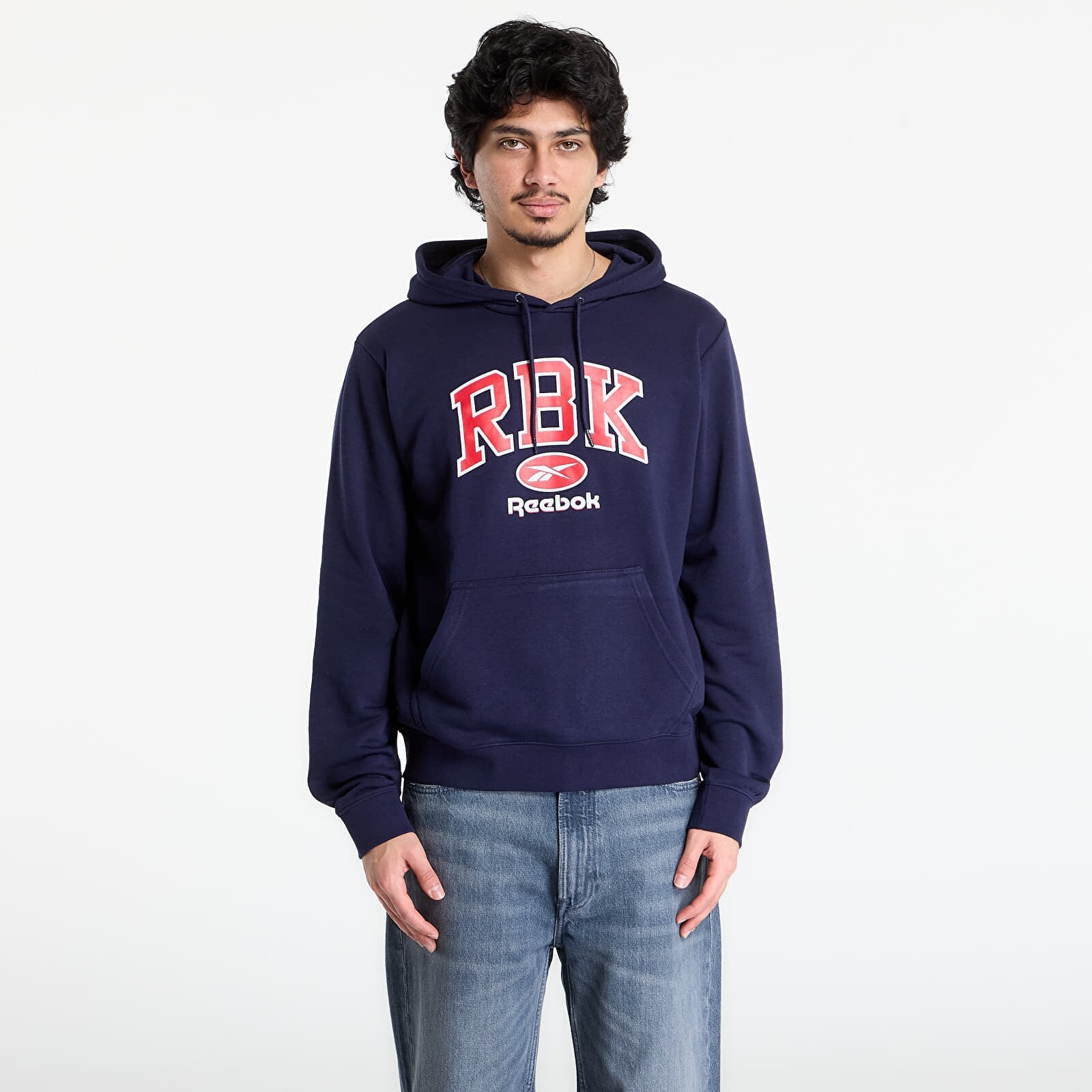 Sweatshirt Reebok Collegiate Hoodie Vector Navy M