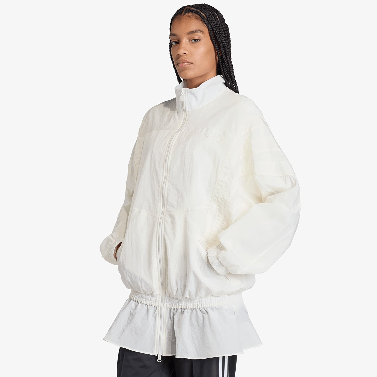Jacket adidas Santiago Woven Track Top Off White S