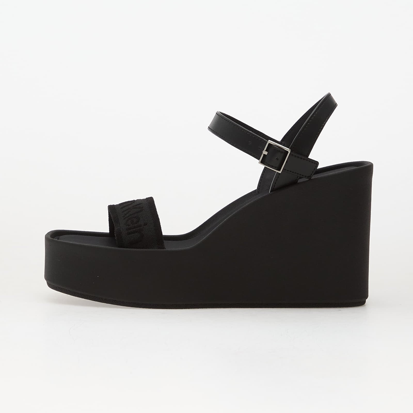 Sneakers Calvin Klein Wedge 70 Sandal Webbin Black UK 3.5