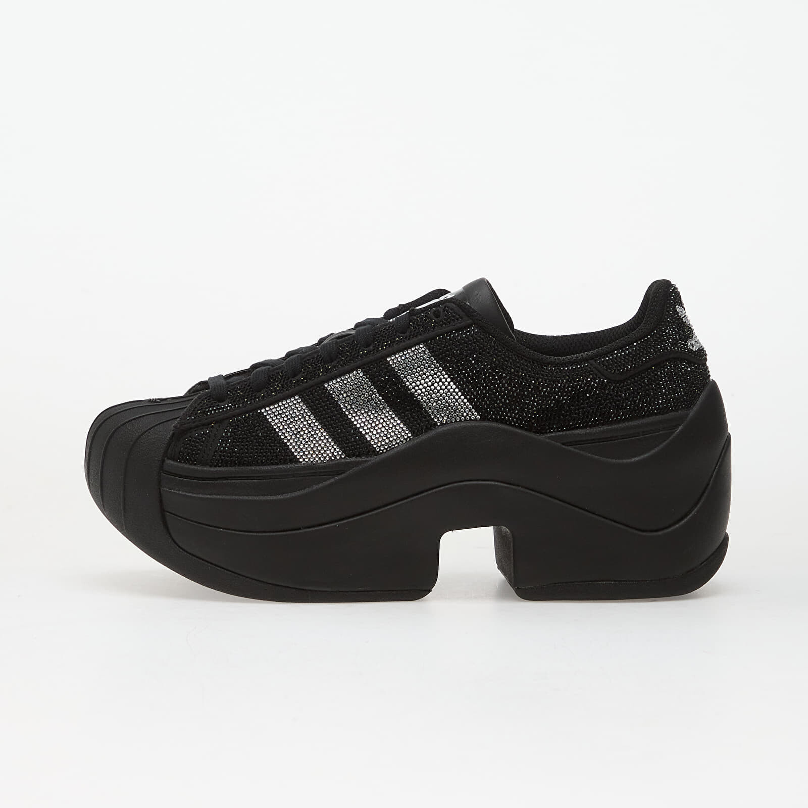 Sneakers adidas Superstar Bold Core Black/ Silver Metallic/ Ftw White UK 7.5