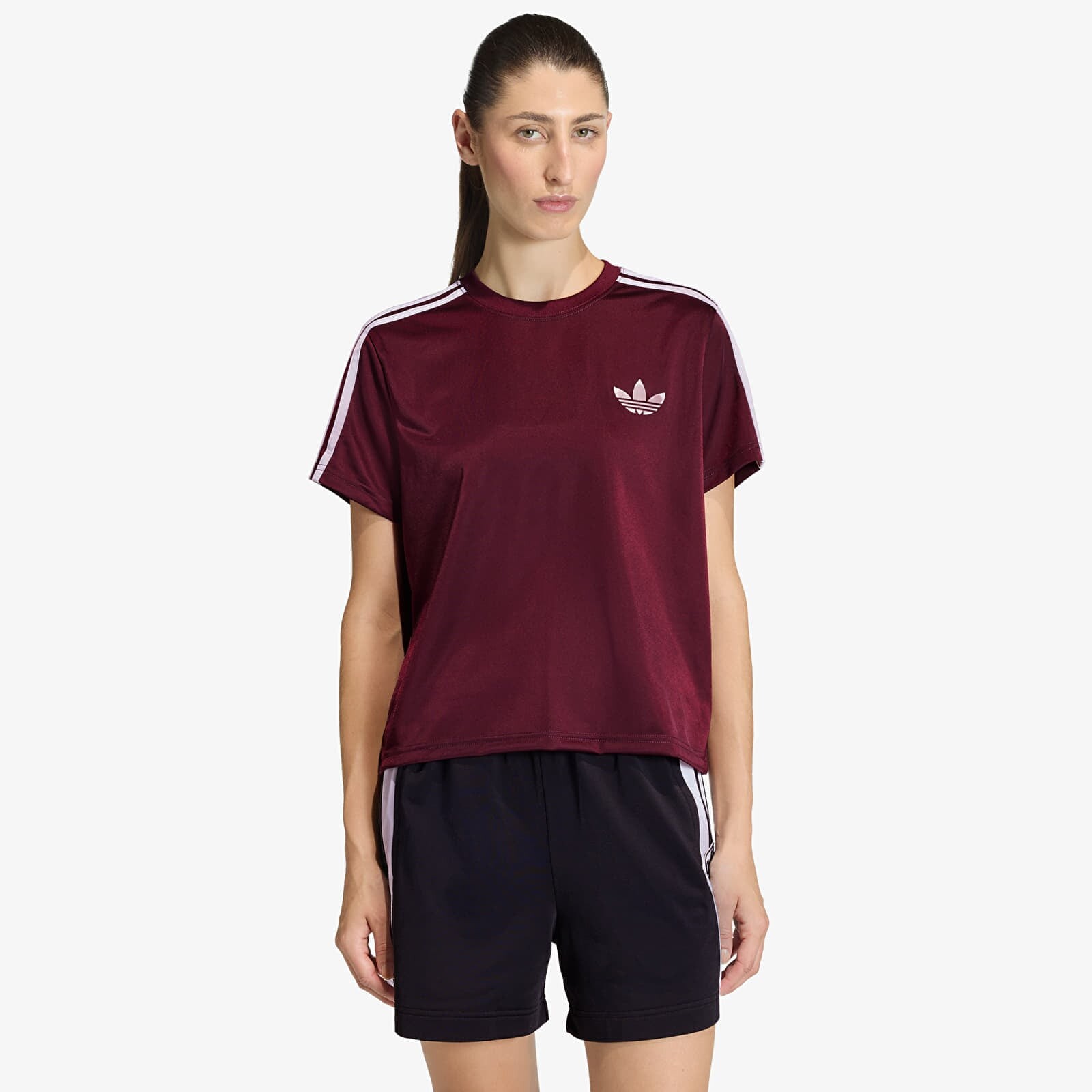 T-shirt adidas Firebird Tee Maroon/ Off White S