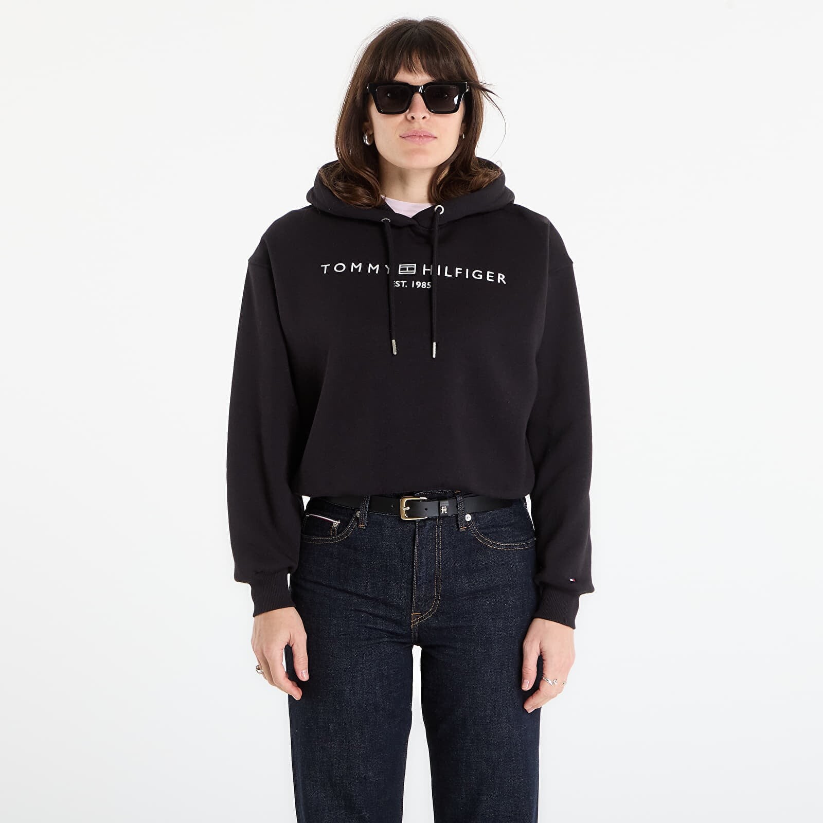 Sweatshirt Tommy Hilfiger Corp Logo Mdrn Hoodie ? L