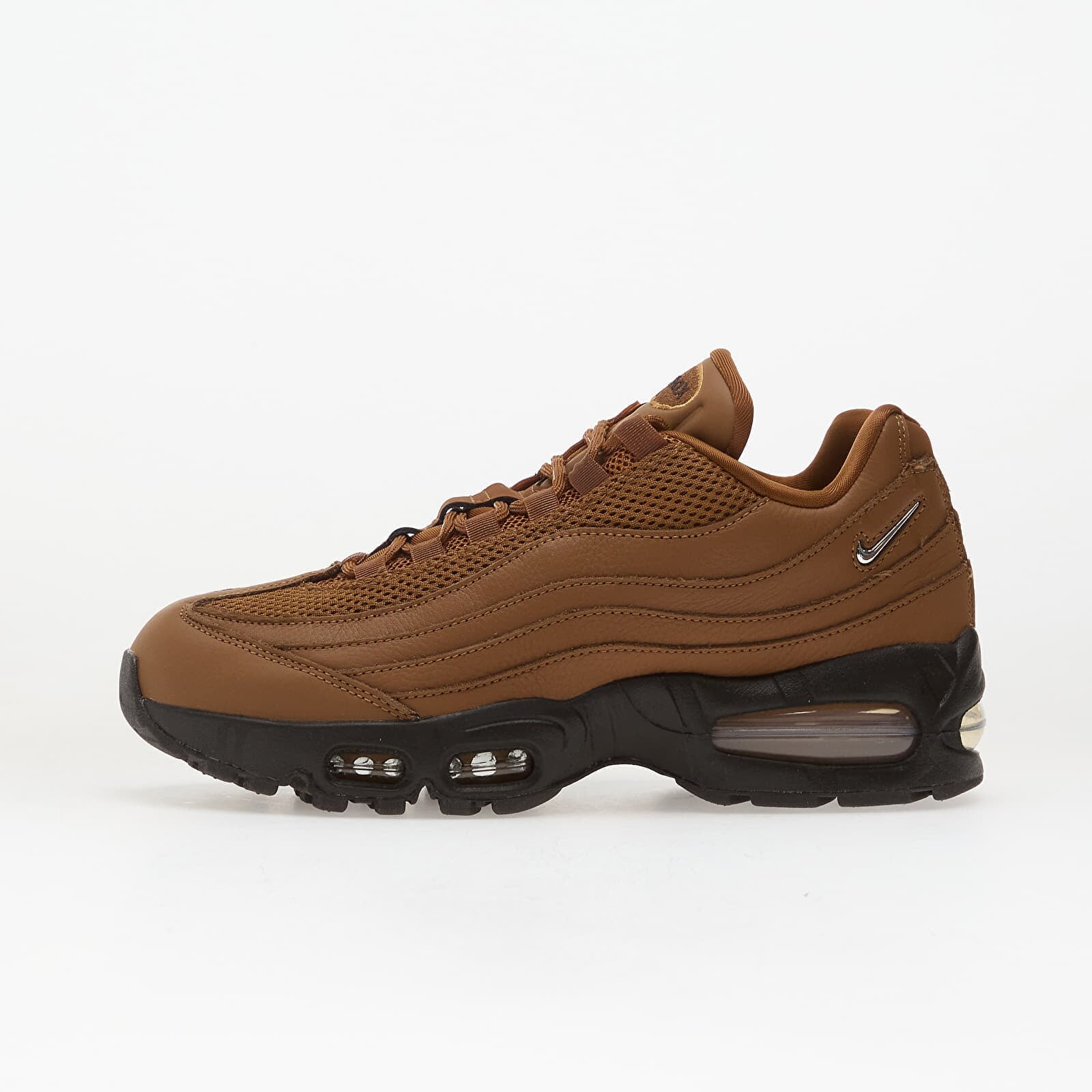 Sneakers Nike Air Max 95 Big Bubble Lt British Tan/ Flax-Velvet Brown UK 9.5