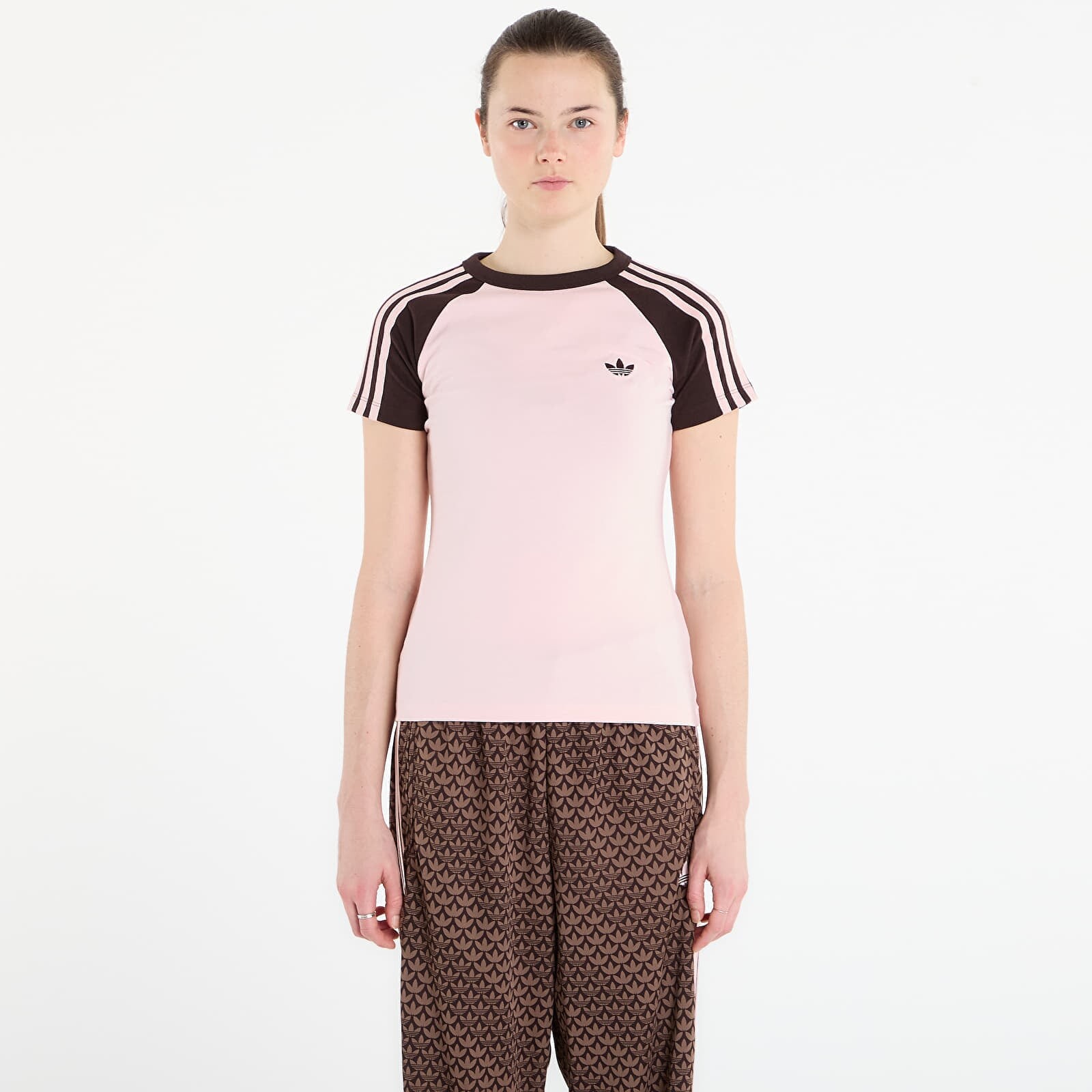 T-shirt adidas Sst Tee Sandy Pink / Aurora Coffee Met. / Sandy Pink L