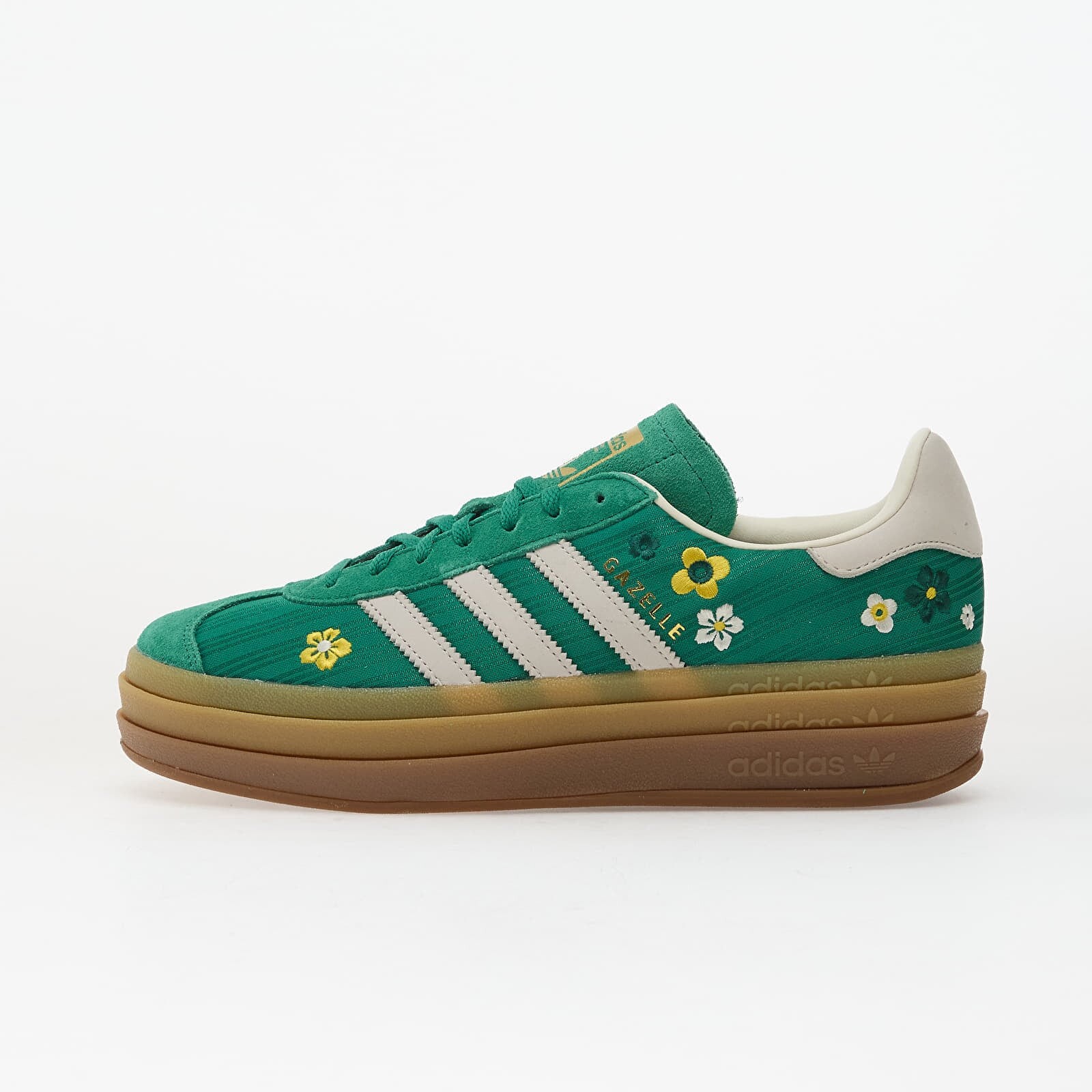 Sneakers adidas Gazelle Bold Bold Green/ Off White/ Eqt Yellow UK 4