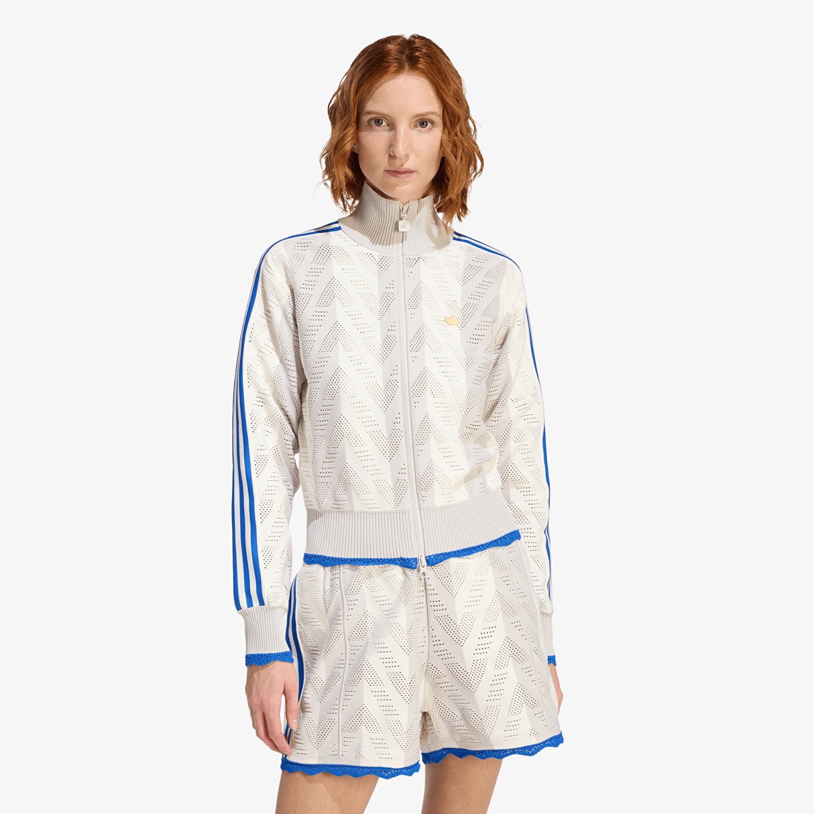 Sweatshirt adidas Firebird Tt Off White/ Chalk Pearl XS