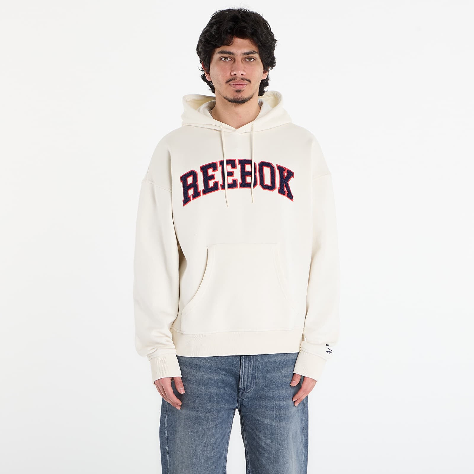 Sweatshirt Reebok Freshman Hoodie Vintage Chalk L