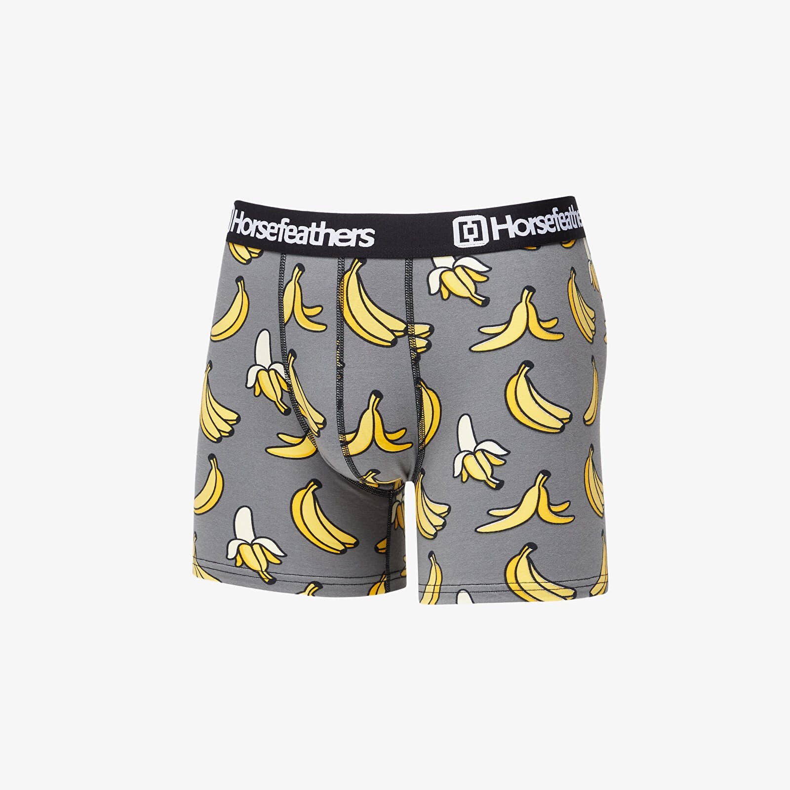 Horsefeathers Sidney Boxer Shorts Grey/ Bananas Print L