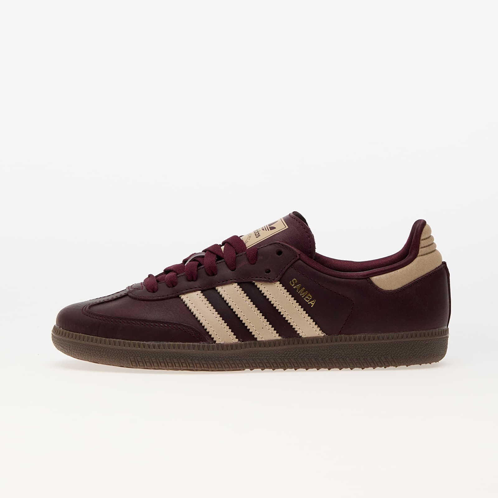Sneakers adidas Samba Og W Maroon/ Crystal Sand/ Gold Metallic UK 11