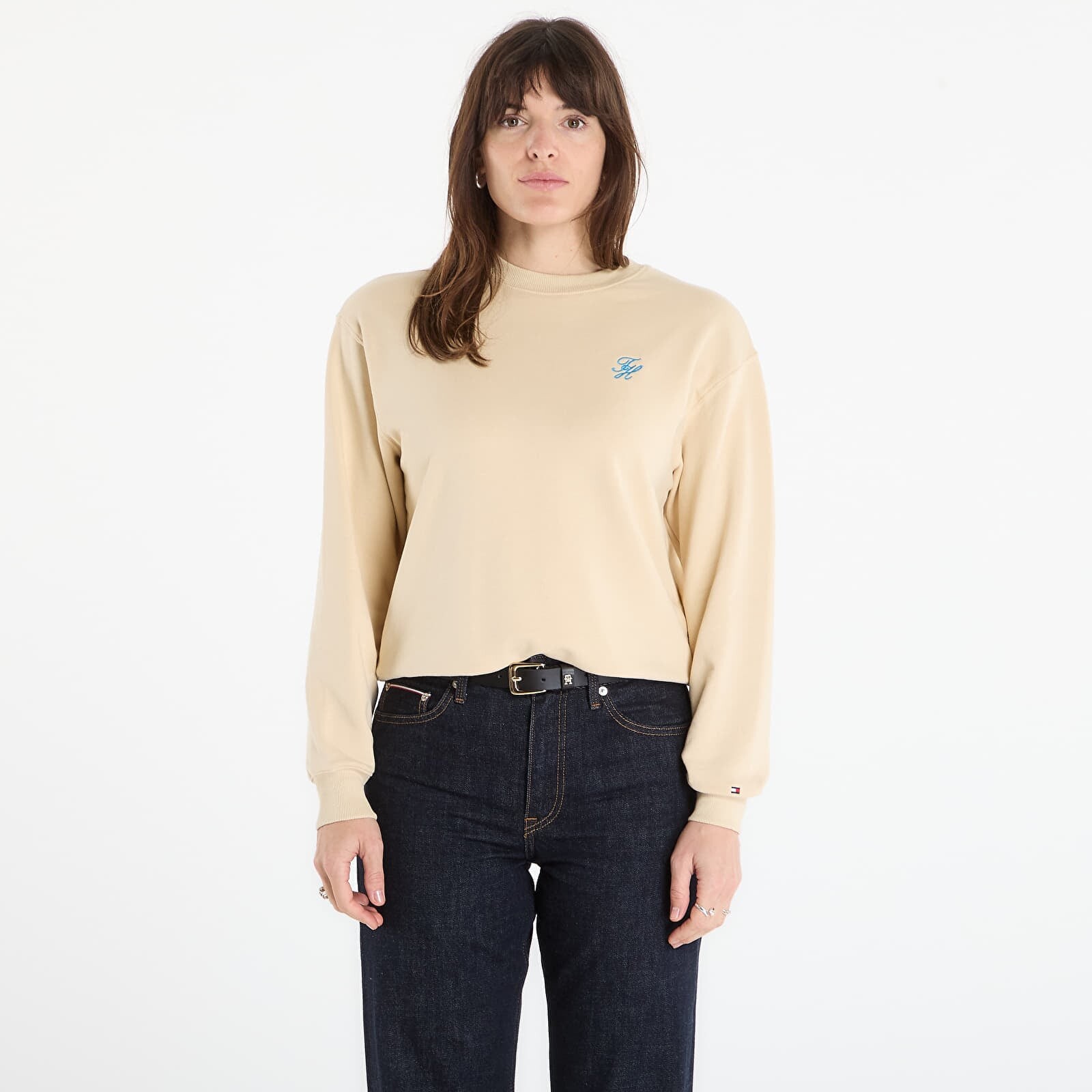 Sweatshirt Tommy Hilfiger Script Reg Sweatshirt ? L