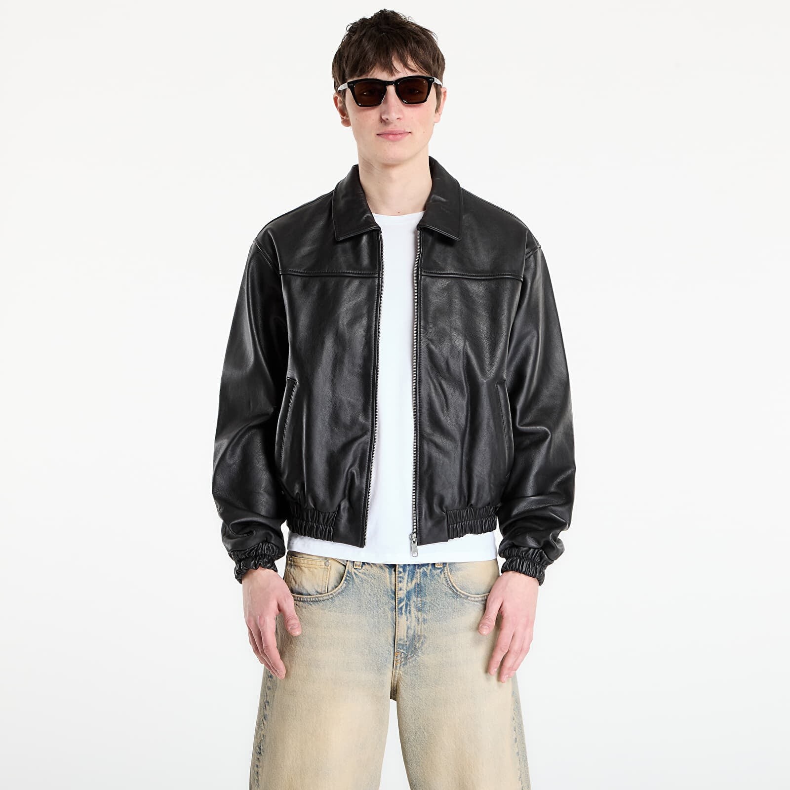 Jacket Patta Leather Bomber Jacket UNISEX Black L