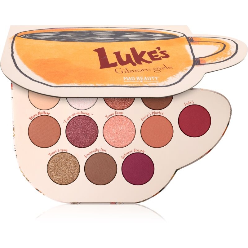 Mad Beauty Gilmore Girls eyeshadow palette 12x2.5 g