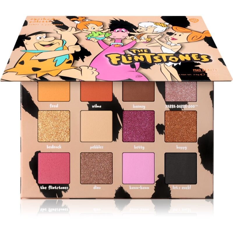 Mad Beauty The Flinstones eyeshadow palette 12x2.5 g