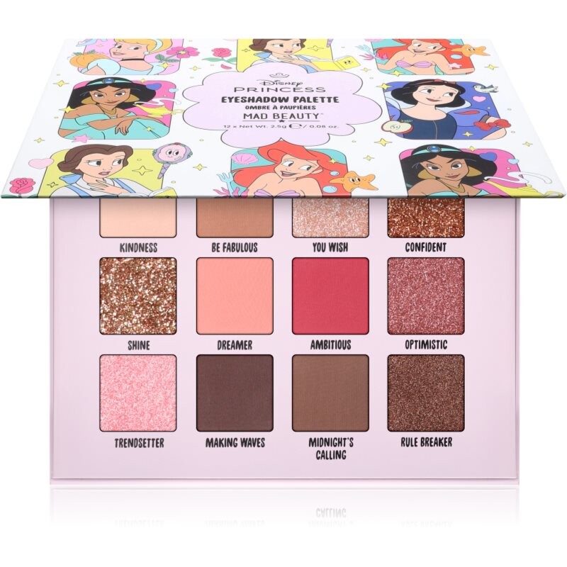 Mad Beauty Disney Princess Express Yourself eyeshadow palette 12x2.5 g