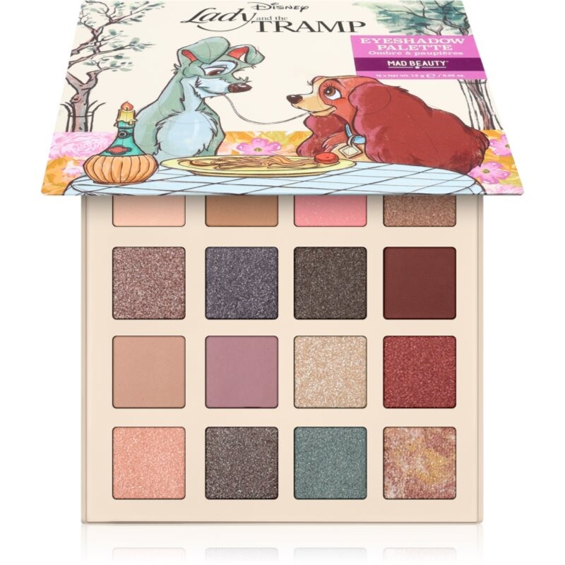 Mad Beauty Lady & The Tramp eyeshadow palette 16x1.5 g