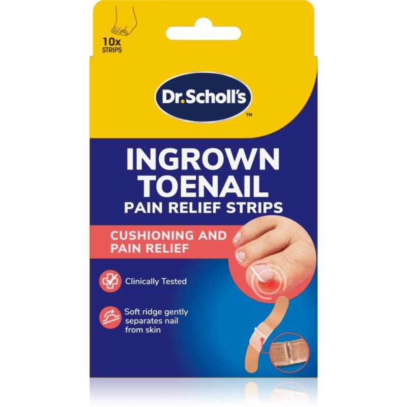 Scholl Dr. Scholl's Ingrown Toenail Pain Relief Strips ingrown toenail pain relief strips 10 pc