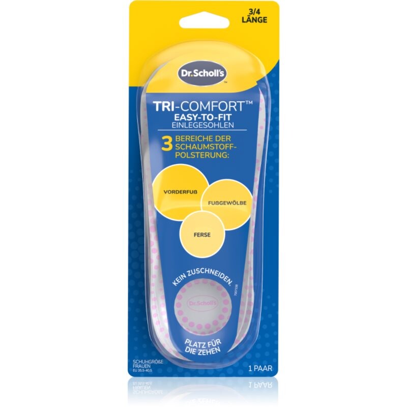 Scholl Dr. Scholl's Tri-Comfort insoles size Small - Women's EU 35.5 - 40.5 1 pair