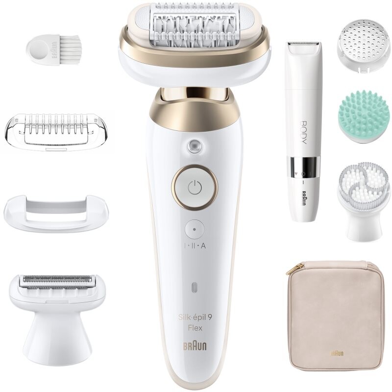 Braun Silk-épil 9 Flex SkinSpa 9-481 3D epilator with fully flexible head for wet or dry shaving 1 pc