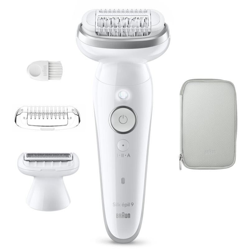 Braun Silk-épil 9 9-030 epilator with fully flexible head for wet or dry shaving 1 pc