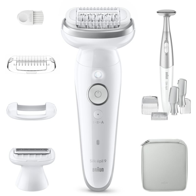 Braun Silk-épil 9 9-241 epilator with fully flexible head for wet or dry shaving 1 pc