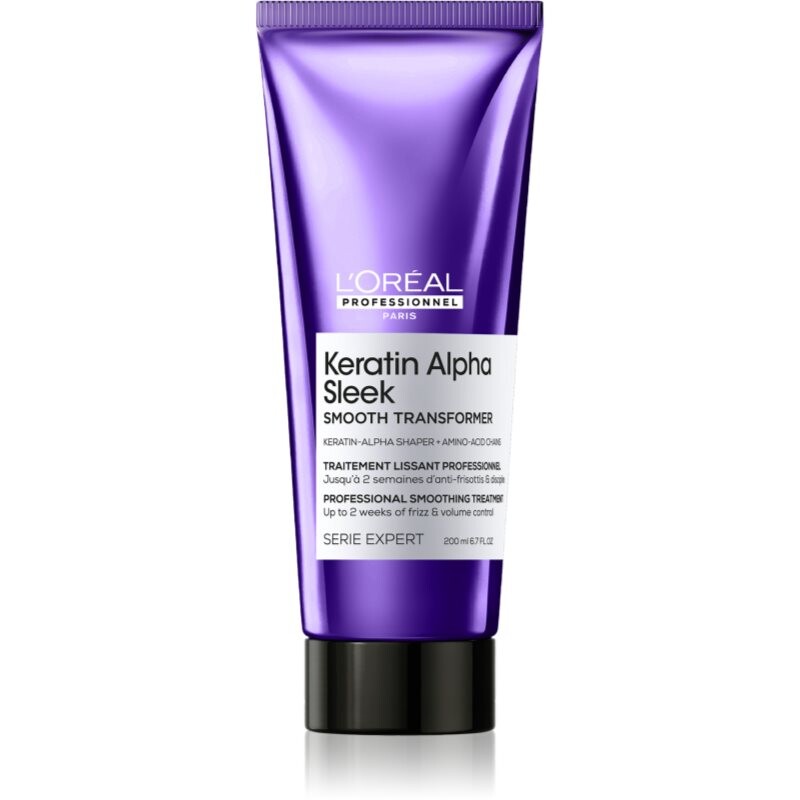 L’Oréal Professionnel Keratin Alpha Sleek Smooth Transformer hair treatment for smooth-looking hair 200 ml