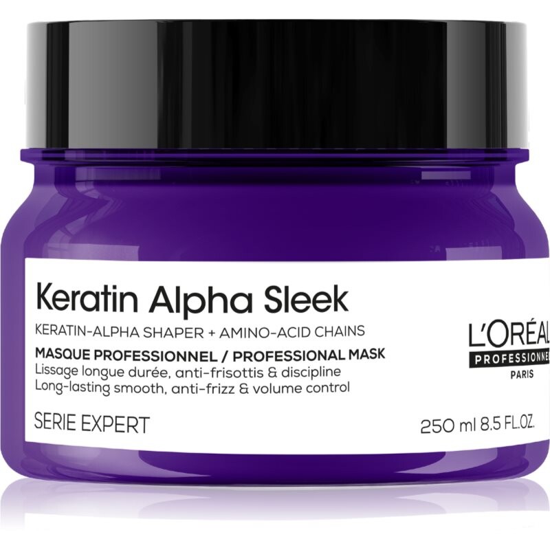 L’Oréal Professionnel Keratin Alpha Sleek Hair Mask nourishing mask for smooth-looking hair 250 ml