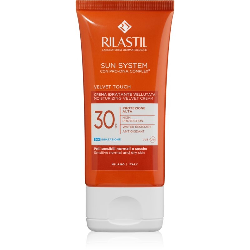 Rilastil Sun System Velvet Touch protective facial cream SPF 30 50 ml